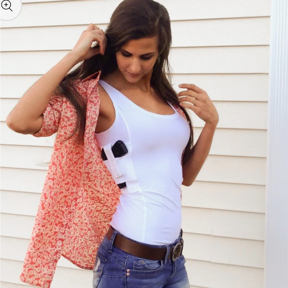 NWT- Undertech under cover concealed carry tank top in white xs